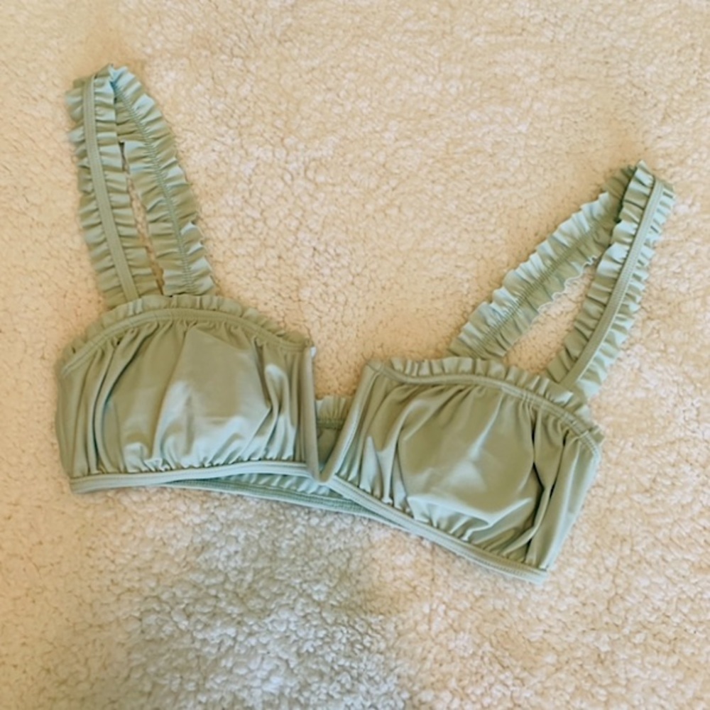 Ruffle Swim Top